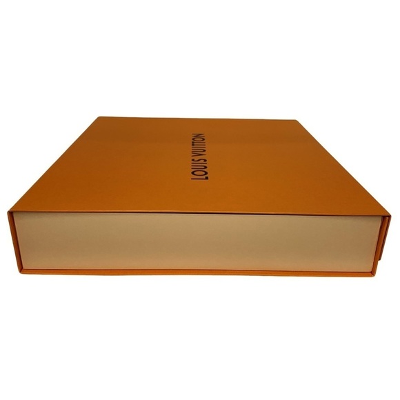 AUTHENTIC LOUIS VUITTON Gift box Magnetic Luxury Presentation Orange Blue - Picture 8 of 9